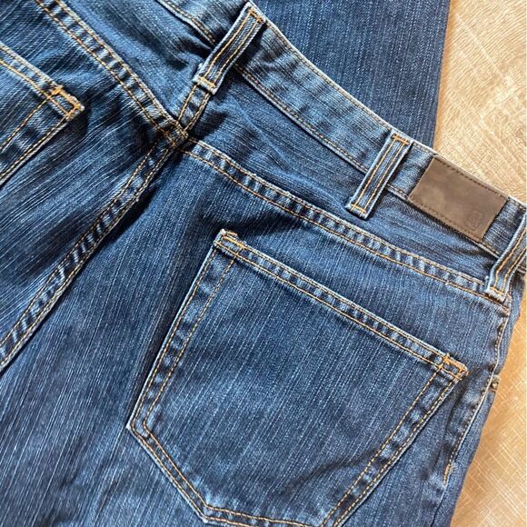 Lands’ End Wide Leg Jeans Men’s 34x30 Relaxed Fit Slightly Tapered Classic Jean - Picture 9 of 10